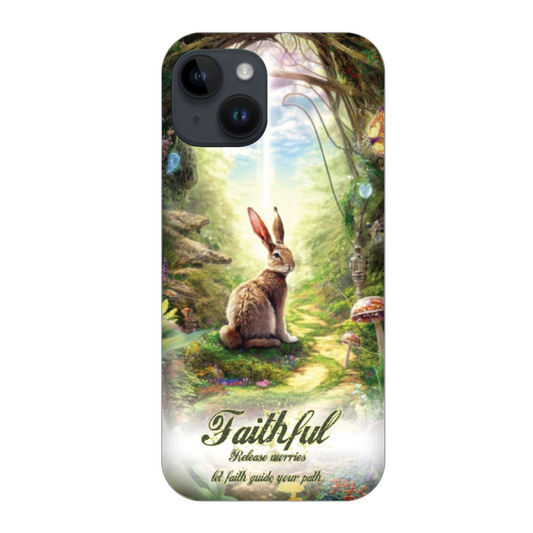 01 [Faithful] Apple iPhone 14 Series Soft TPU/Glass Phone Case