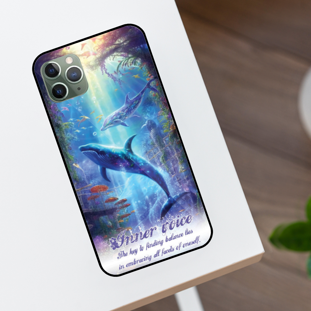 07 [Inner Voice] Apple Series Glass Phone Case iPhone 11 12 13